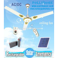 Rechargeable fan ceiling fan with strong wind light Remote control Solar ceiling fan and AC DC ceiling fan PLD-8